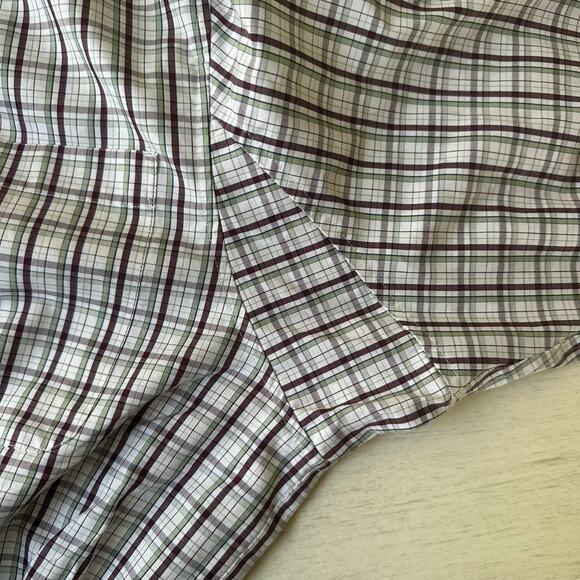 Duluth Men's Magnet Wrinklefighter Relaxed Fit Plaid Long Sleeve Shirt Large - Picture 5 of 10